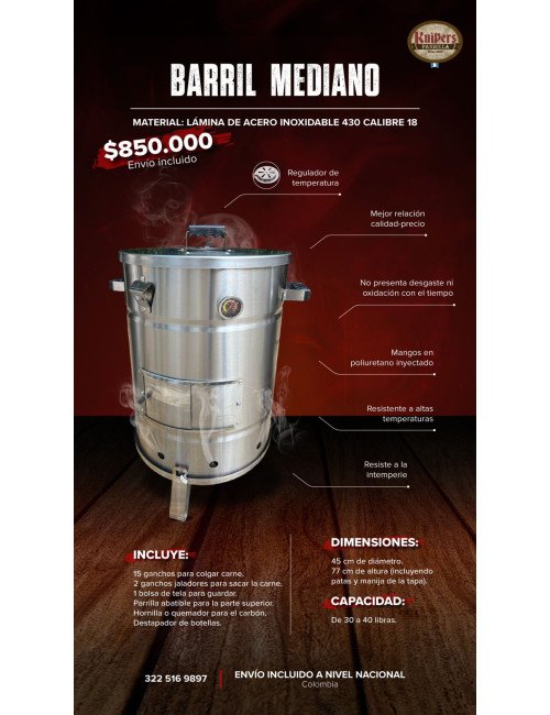 Barril Mediano Clase II